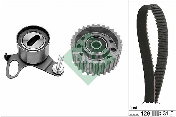 INA 530 0048 10 - Комплект зубчатого ремня ГРМ autospares.lv