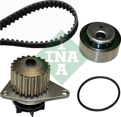 INA 530 0012 30 - Водяной насос + комплект зубчатого ремня ГРМ autospares.lv