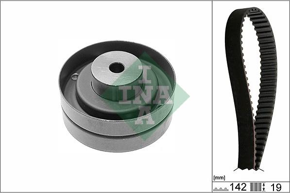 INA 530 0156 10 - Комплект зубчатого ремня ГРМ autospares.lv