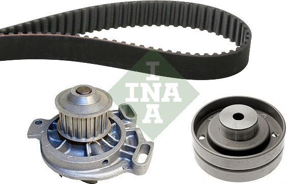 INA 530 0153 30 - Водяной насос + комплект зубчатого ремня ГРМ autospares.lv