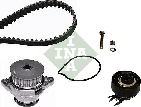 INA 530 0166 30 - Водяной насос + комплект зубчатого ремня ГРМ autospares.lv