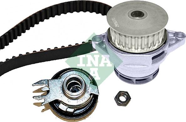 INA 530 0167 30 - Водяной насос + комплект зубчатого ремня ГРМ autospares.lv