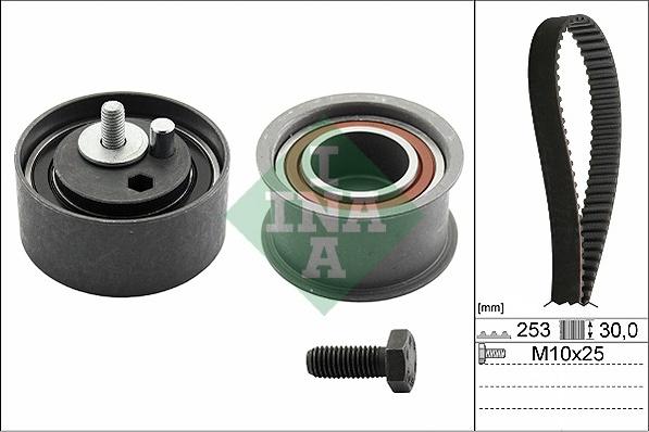 INA 530 0178 10 - Комплект зубчатого ремня ГРМ autospares.lv