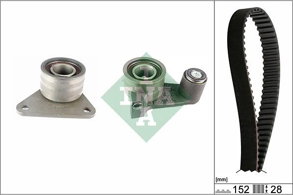 INA 530 0349 10 - Комплект зубчатого ремня ГРМ autospares.lv