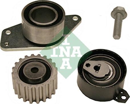 INA 530 0357 09 - Комплект роликов, зубчатый ремень ГРМ autospares.lv