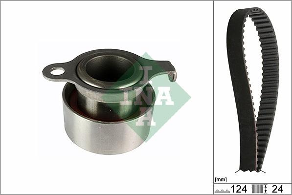 INA 530 0312 10 - Комплект зубчатого ремня ГРМ autospares.lv