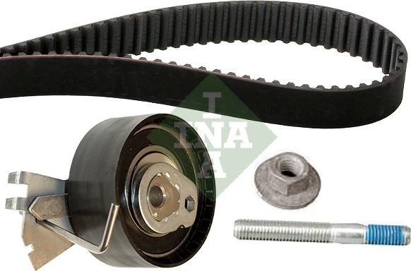 INA 530 0334 10 - Комплект зубчатого ремня ГРМ autospares.lv