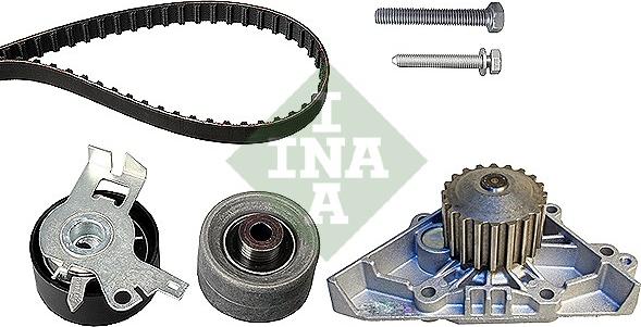 INA 530 0238 31 - Водяной насос + комплект зубчатого ремня ГРМ autospares.lv