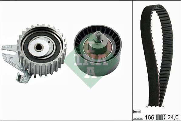 INA 530 0226 10 - Комплект зубчатого ремня ГРМ autospares.lv