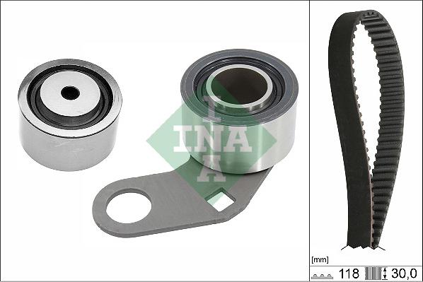 INA 530 0732 10 - Комплект зубчатого ремня ГРМ autospares.lv