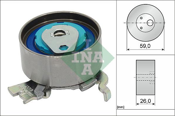 INA 531 0679 30 - Натяжной ролик, зубчатый ремень ГРМ autospares.lv