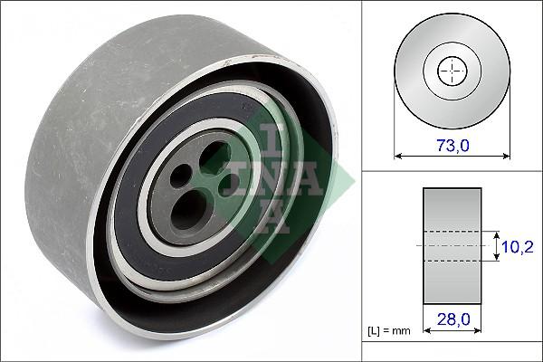 INA 078109243C - Натяжной ролик, зубчатый ремень ГРМ autospares.lv