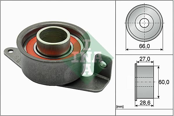 INA 531 0029 20 - Натяжной ролик, зубчатый ремень ГРМ autospares.lv