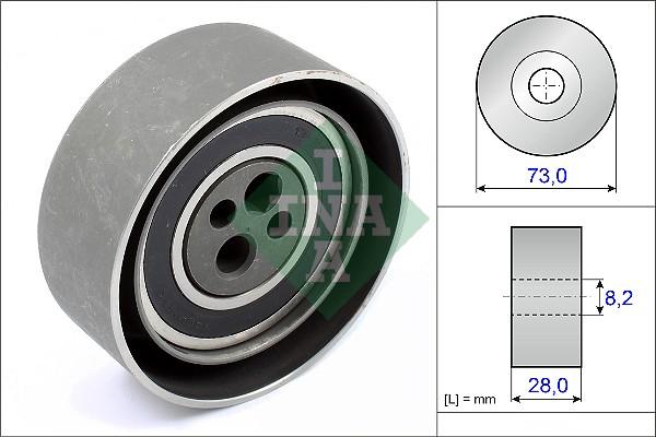 INA 531 0103 20 - Натяжной ролик, зубчатый ремень ГРМ autospares.lv