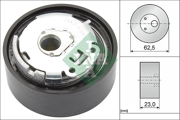 INA 531 0898 10 - Натяжной ролик, зубчатый ремень ГРМ autospares.lv