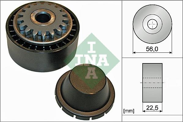 INA 531 0854 10 - Ролик, поликлиновый ремень autospares.lv