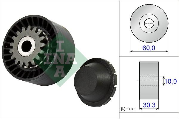 INA 531 0811 10 - Ролик, поликлиновый ремень autospares.lv