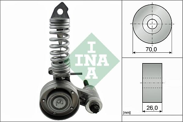 INA 533 0085 30 - Натяжитель, поликлиновый ремень autospares.lv