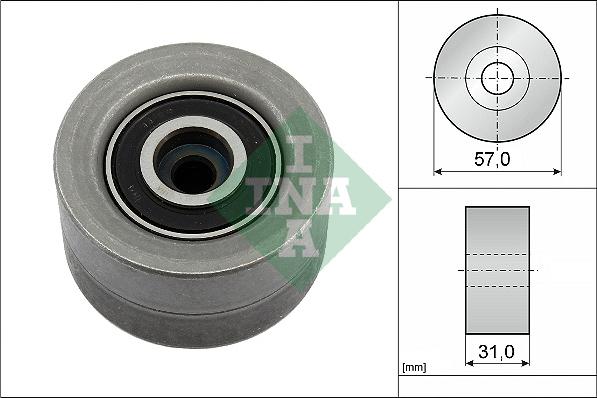 INA 532099210 - Направляющий ролик, зубчатый ремень ГРМ autospares.lv