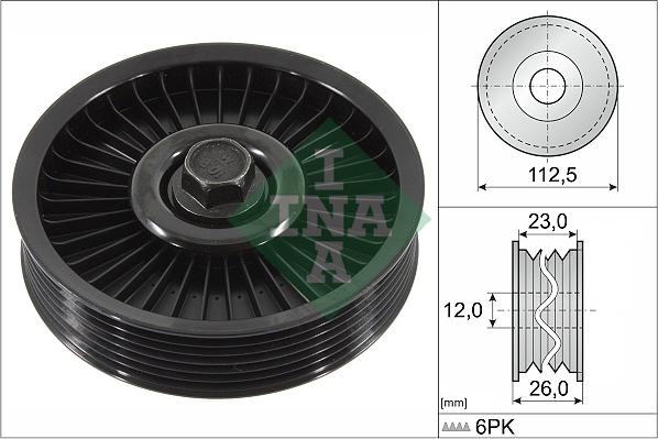 INA 532 0594 10 - Ролик, поликлиновый ремень autospares.lv