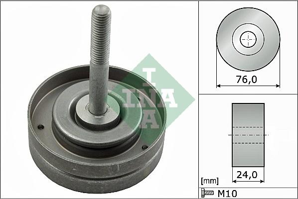 INA 532 0500 10 - Ролик, поликлиновый ремень autospares.lv