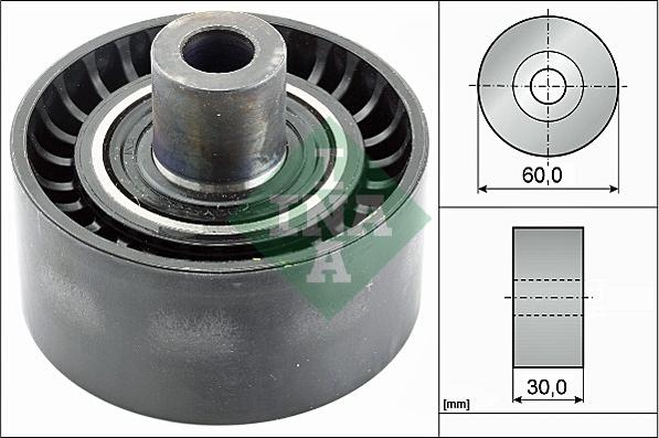 INA 532 0538 10 - Ролик, поликлиновый ремень autospares.lv