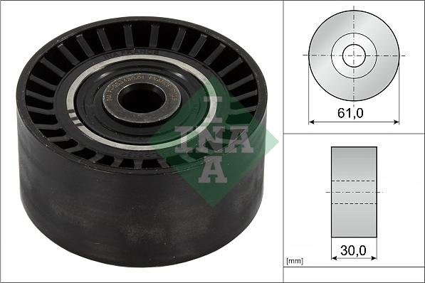 INA 532 0624 10 - Направляющий ролик, зубчатый ремень ГРМ autospares.lv