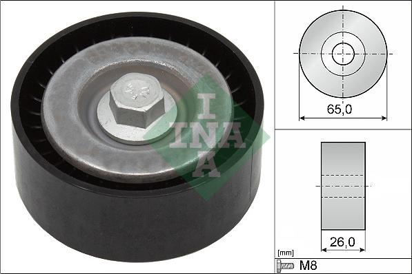 INA 532 0621 10 - Ролик, поликлиновый ремень autospares.lv