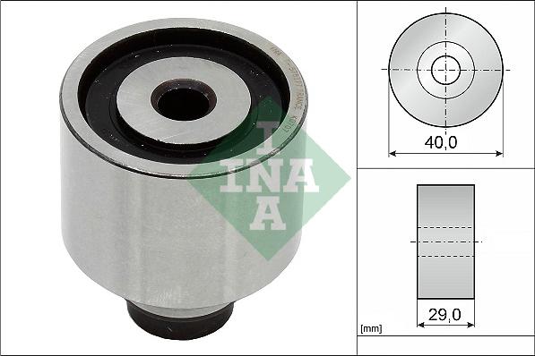 INA 532 0623 10 - Направляющий ролик, зубчатый ремень ГРМ autospares.lv