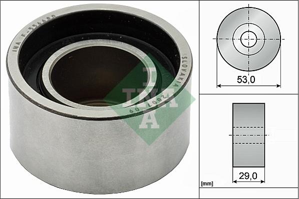 INA 532 0121 20 - Направляющий ролик, зубчатый ремень ГРМ autospares.lv