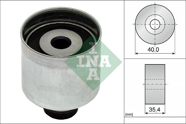 INA 532 0349 10 - Направляющий ролик, зубчатый ремень ГРМ autospares.lv