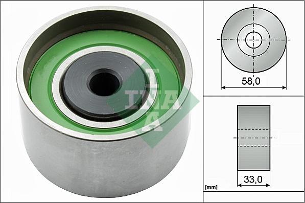 INA 532 0386 20 - Направляющий ролик, зубчатый ремень ГРМ autospares.lv