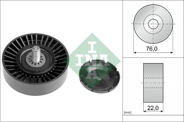 INA 532 0323 10 - Ролик, поликлиновый ремень autospares.lv