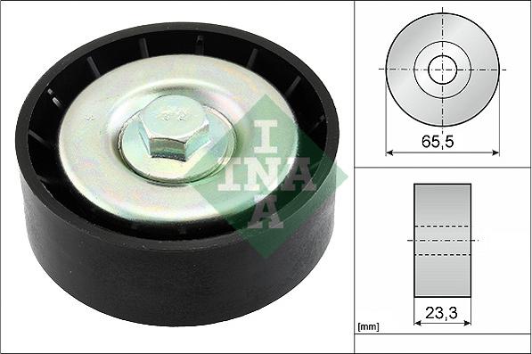 INA 532 0295 10 - Ролик, поликлиновый ремень autospares.lv