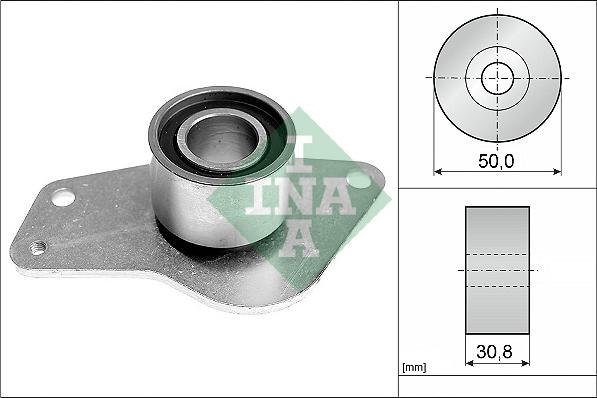 INA 532 0238 10 - Направляющий ролик, зубчатый ремень ГРМ autospares.lv