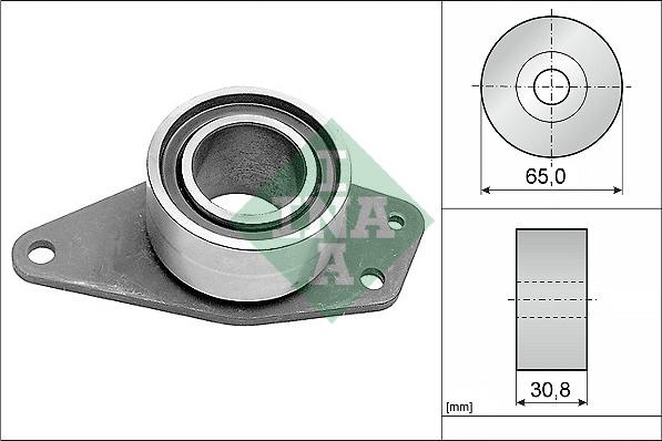INA 532 0222 10 - Направляющий ролик, зубчатый ремень ГРМ autospares.lv