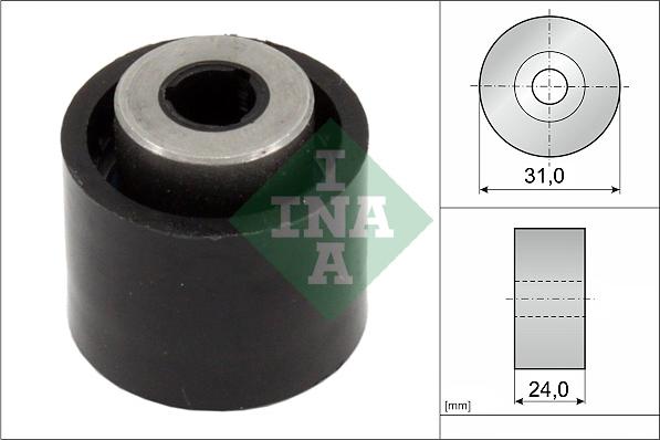 INA 532 0750 10 - Направляющий ролик, зубчатый ремень ГРМ autospares.lv