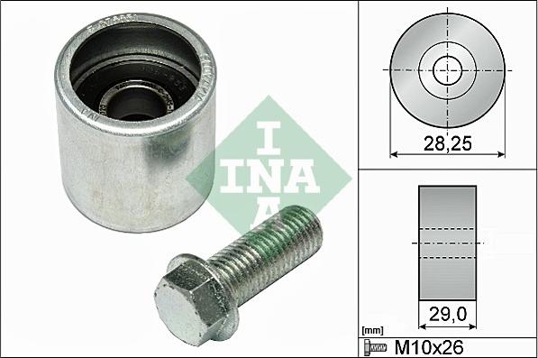 INA 532 0714 10 - Направляющий ролик, зубчатый ремень ГРМ autospares.lv