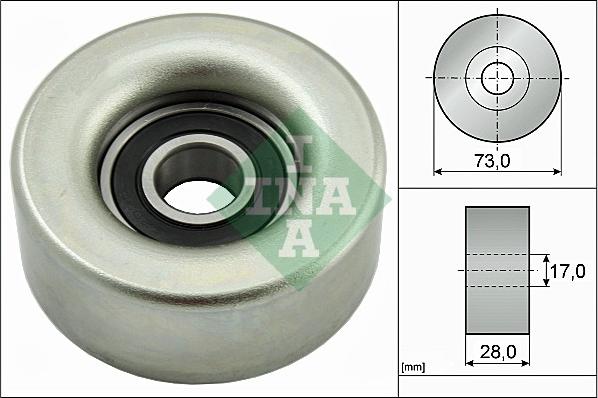 INA 532 0783 10 - Ролик, поликлиновый ремень autospares.lv