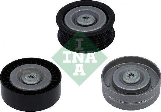 INA 532 1032 10 - Комплект роликов, поликлиновой ремень autospares.lv
