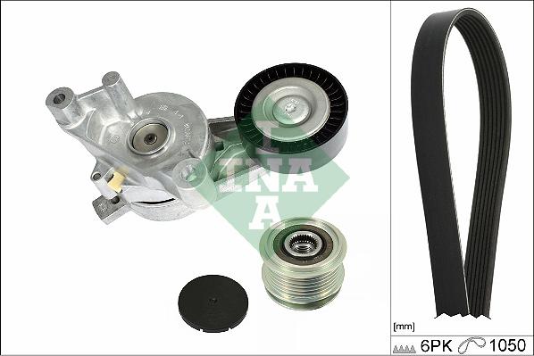 INA 529 0468 20 - Поликлиновый ременный комплект autospares.lv