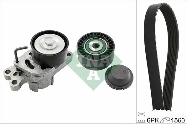 INA 529 0109 10 - Поликлиновый ременный комплект autospares.lv