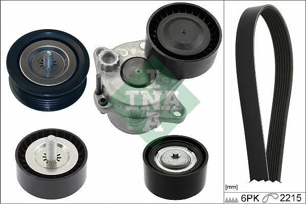 INA 529 0361 10 - Поликлиновый ременный комплект autospares.lv