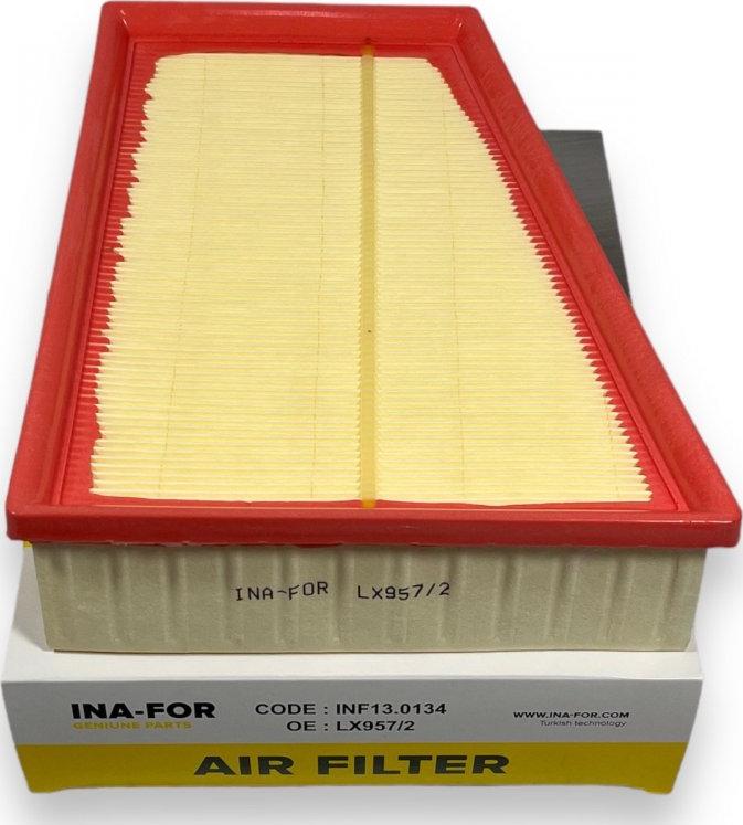INA-FOR INF13.0134 - Воздушный фильтр, двигатель autospares.lv