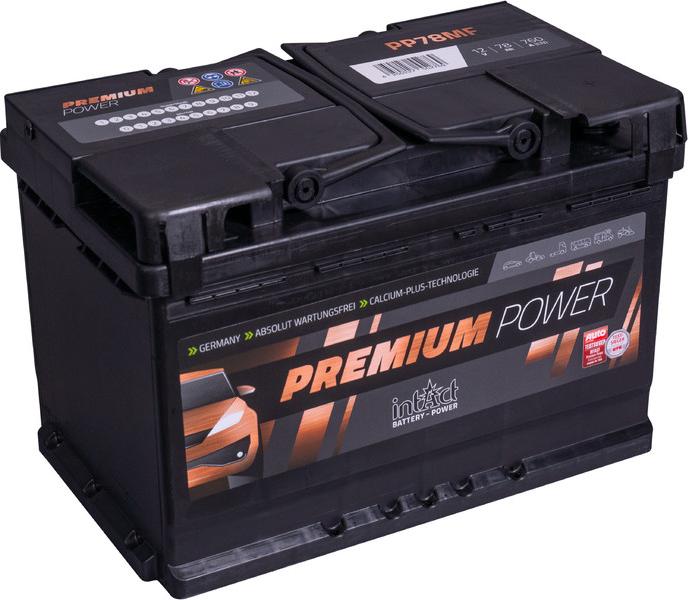 INTACT PP78MF - Стартерная аккумуляторная батарея, АКБ autospares.lv