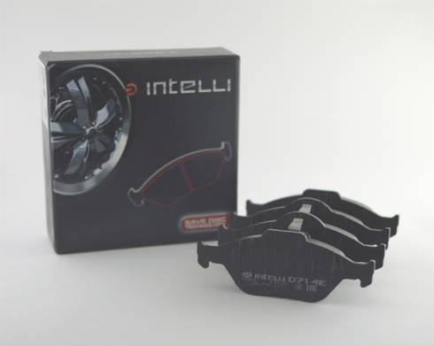 Intelli D714E - Тормозные колодки, дисковые, комплект autospares.lv