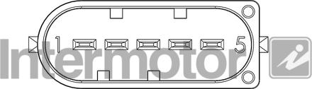 INTERMOTOR 19458 - Датчик потока, массы воздуха autospares.lv