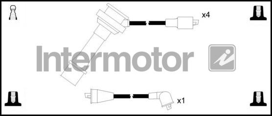 INTERMOTOR 73400 - Комплект проводов зажигания autospares.lv