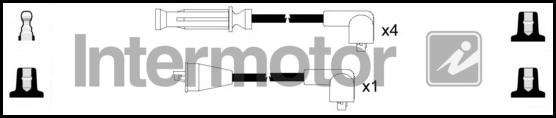 INTERMOTOR 73482 - Комплект проводов зажигания autospares.lv