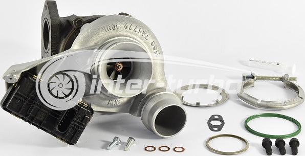 INTER-TURBO IT-49335-00600 - Турбина, компрессор autospares.lv